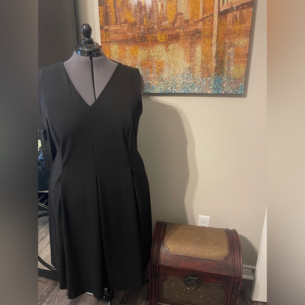 Designer Alert! Calvin Klein Little Black Dress. Plus Size.